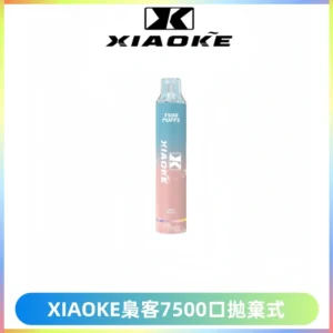 XIAOKE梟客7500Puffs跑馬燈拋棄式電子煙 可發光一次性